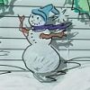 Skipping Snowman